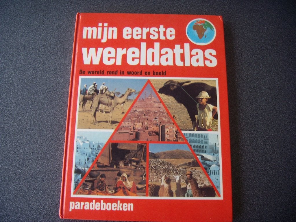 Mijn eerste wereldatlas (vintage), Livres, Livres pour enfants | Jeunesse | Moins de 10 ans, Enlèvement ou Envoi, Utilisé