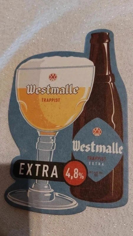 Origineel Wesmalle Trappist Extra bierviltje, Verzamelen, Ophalen of Verzenden, Nieuw, Viltje(s), Overige merken