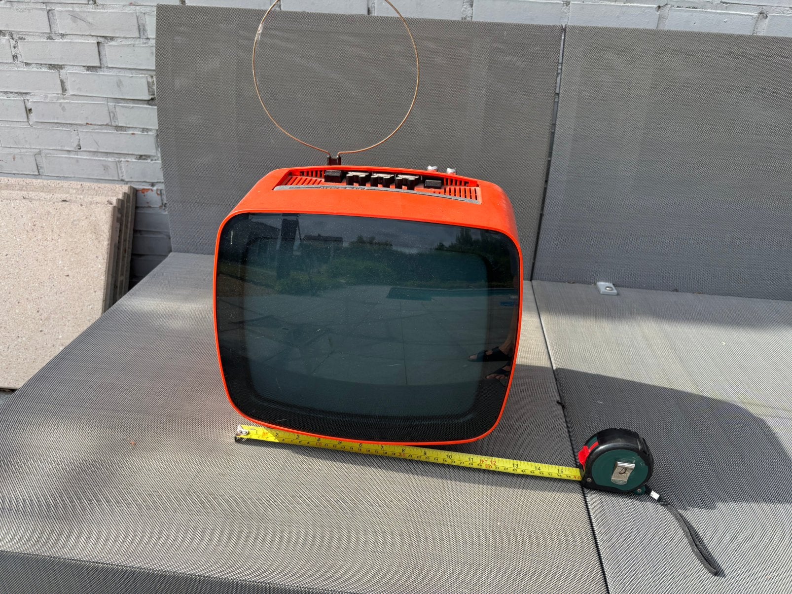 Vintage televisie - klein model - werkt niet - decoratie, TV, Hi-fi & Vidéo, Télévisions, Enlèvement, Ne fonctionne pas