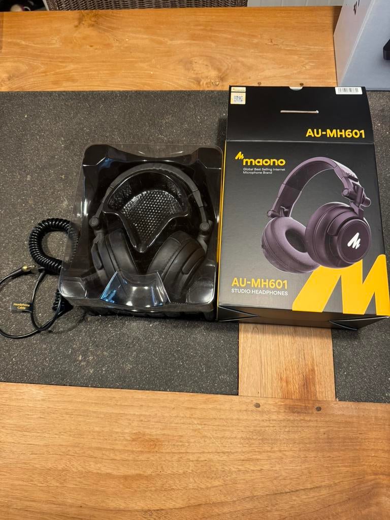 Maono AU-MH601 studiohoofdtelefoon, Ophalen, Nieuw, Over oor (circumaural), Overige merken