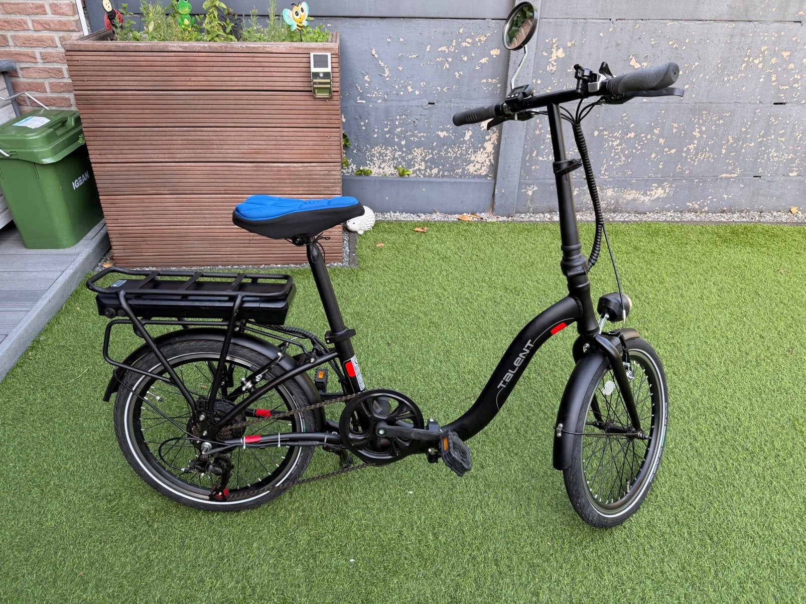 Elektrische vouwfiets , weinig gebruikt, Fietsen en Brommers, 20 inch of meer, Velgrem, Versnellingen, Zo goed als nieuw