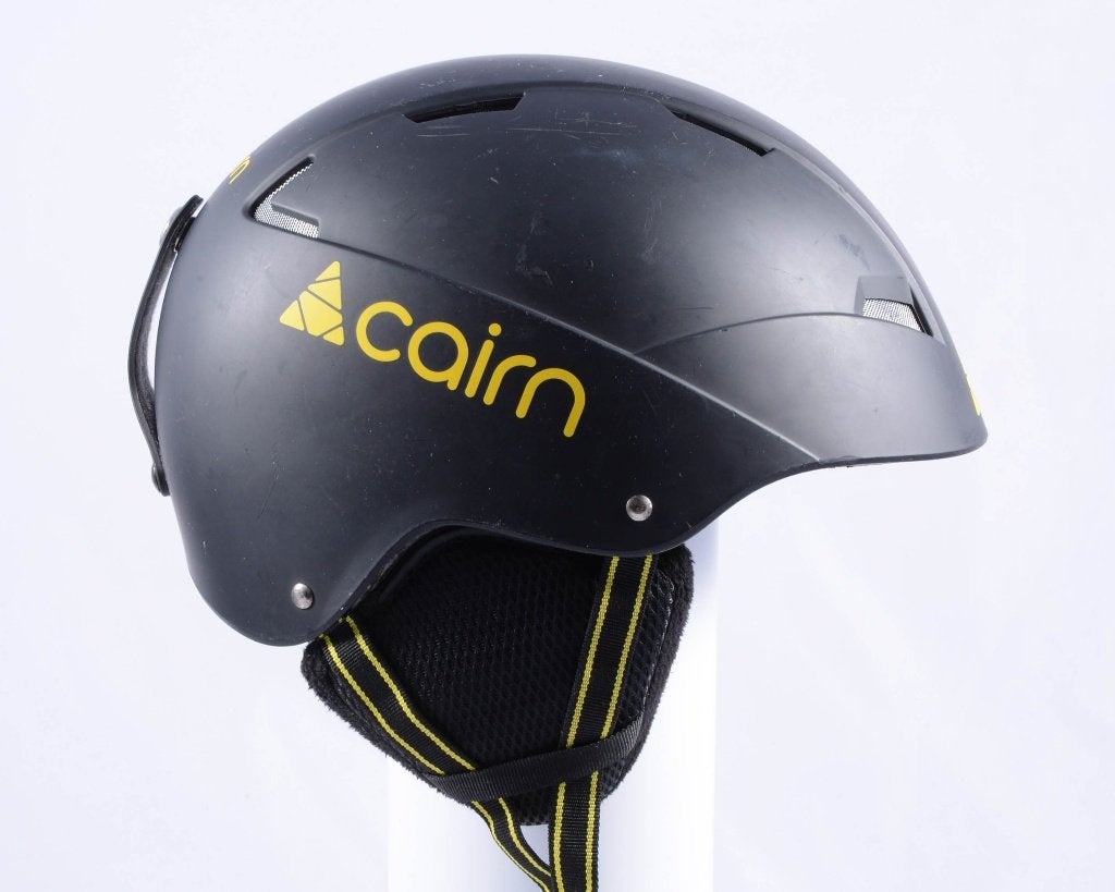 59 60 cm ski snowboard helm  CAIRN LOC-ACTIVE, Matte black, Gebruikt, Verzenden, Overige typen, Carve