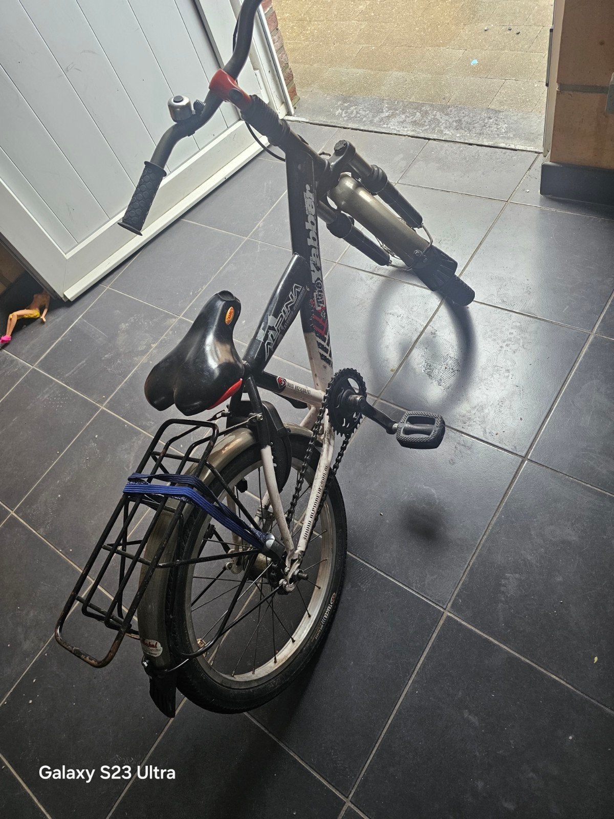 Te koop Jonker kinderfiets van 18 inch,, Fietsen en Brommers, Fietsen | Vouwfietsen, Terugtraprem, Ophalen