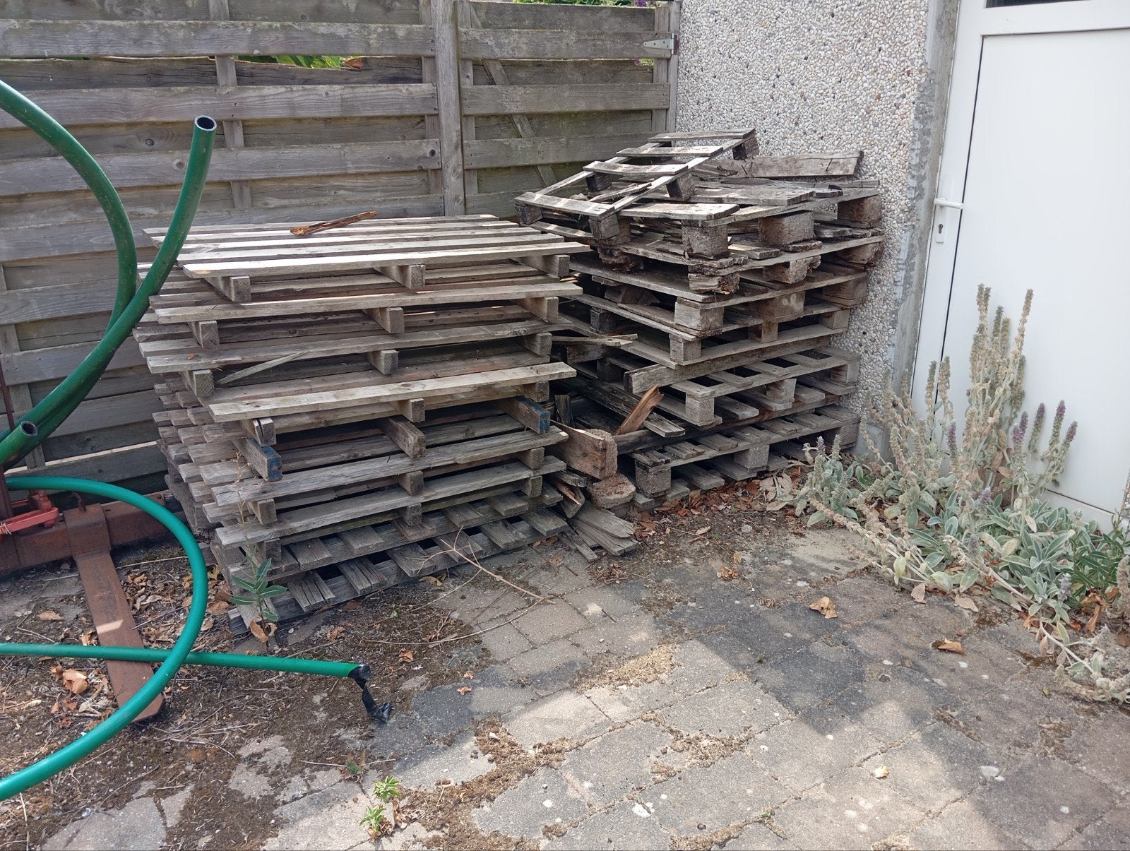 Houten Paletten, Ophalen