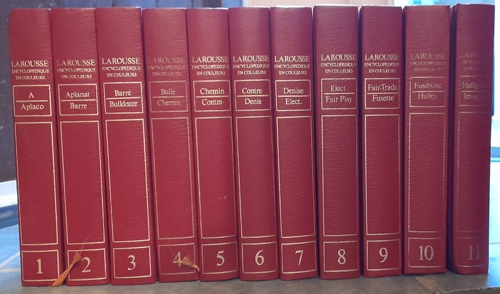 Encyclopédie "LAROUSSE" en couleur, 22 + 7 volumes, Livres, Encyclopédies, Série complète, Enlèvement, LAROUSSE, Général