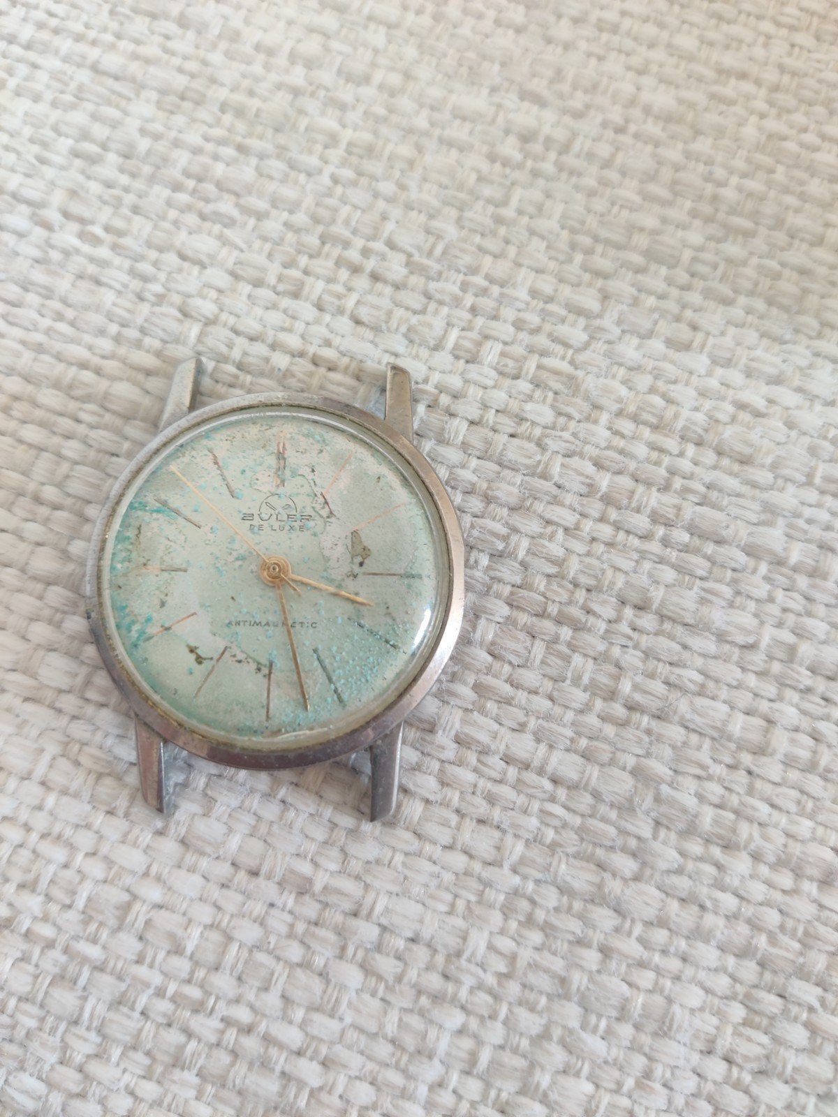ancienne montre mécanique, Enlèvement ou Envoi, Doré, Inconnu