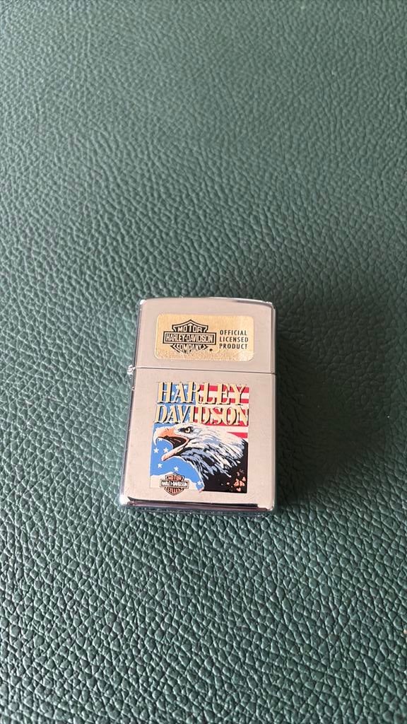 Vintage zippo harley davidson 1992, Verzamelen, Ophalen of Verzenden, Gebruikt