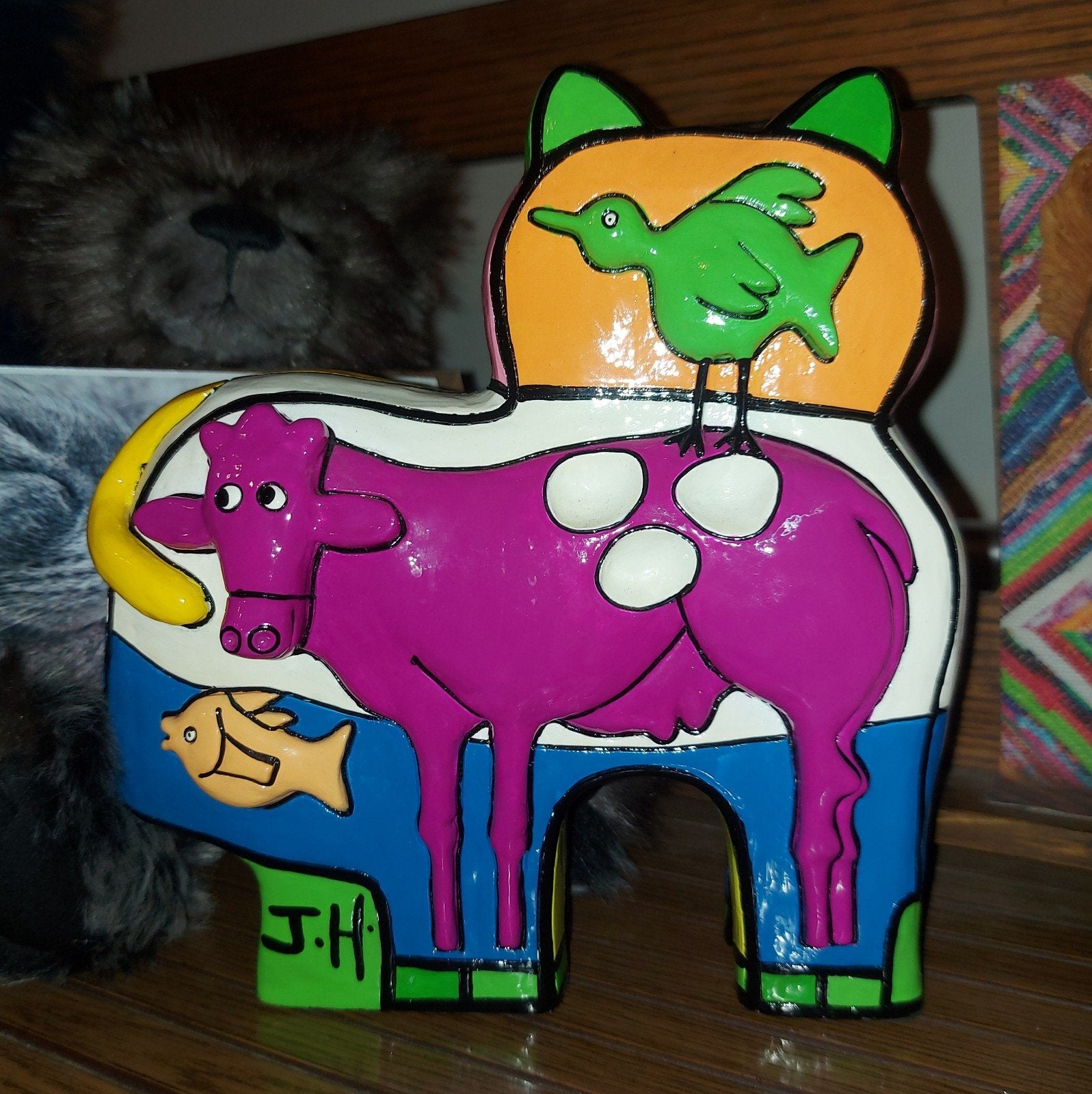 Joop Hansen kunstwerk, Antiquités & Art, Art | Peinture | Moderne, Enlèvement ou Envoi