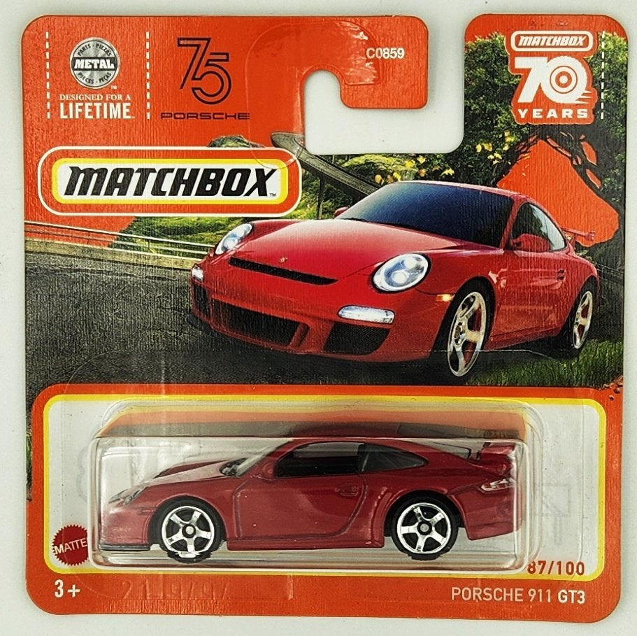 Matchbox - Porsche 911 GT3 - HLC89 - 1:64, Neuf, 333 Continental Boulevard, El Segundo, CA 90245, United States, Voiture, Mattel Inc.