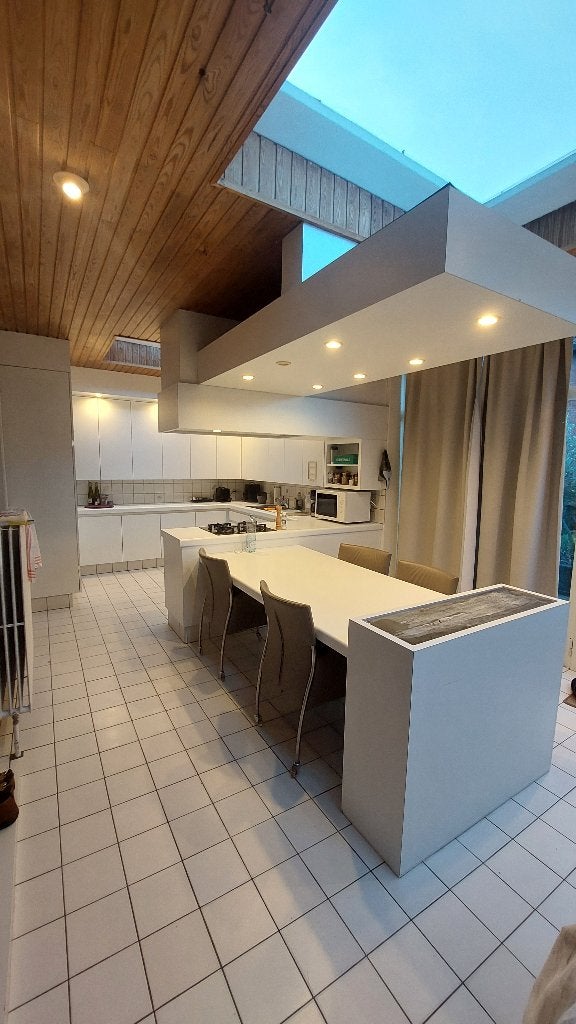 Complete witte keuken – zelfafbraak, incl. apparatuur, Ophalen, Gebruikt, U-keuken, Wit