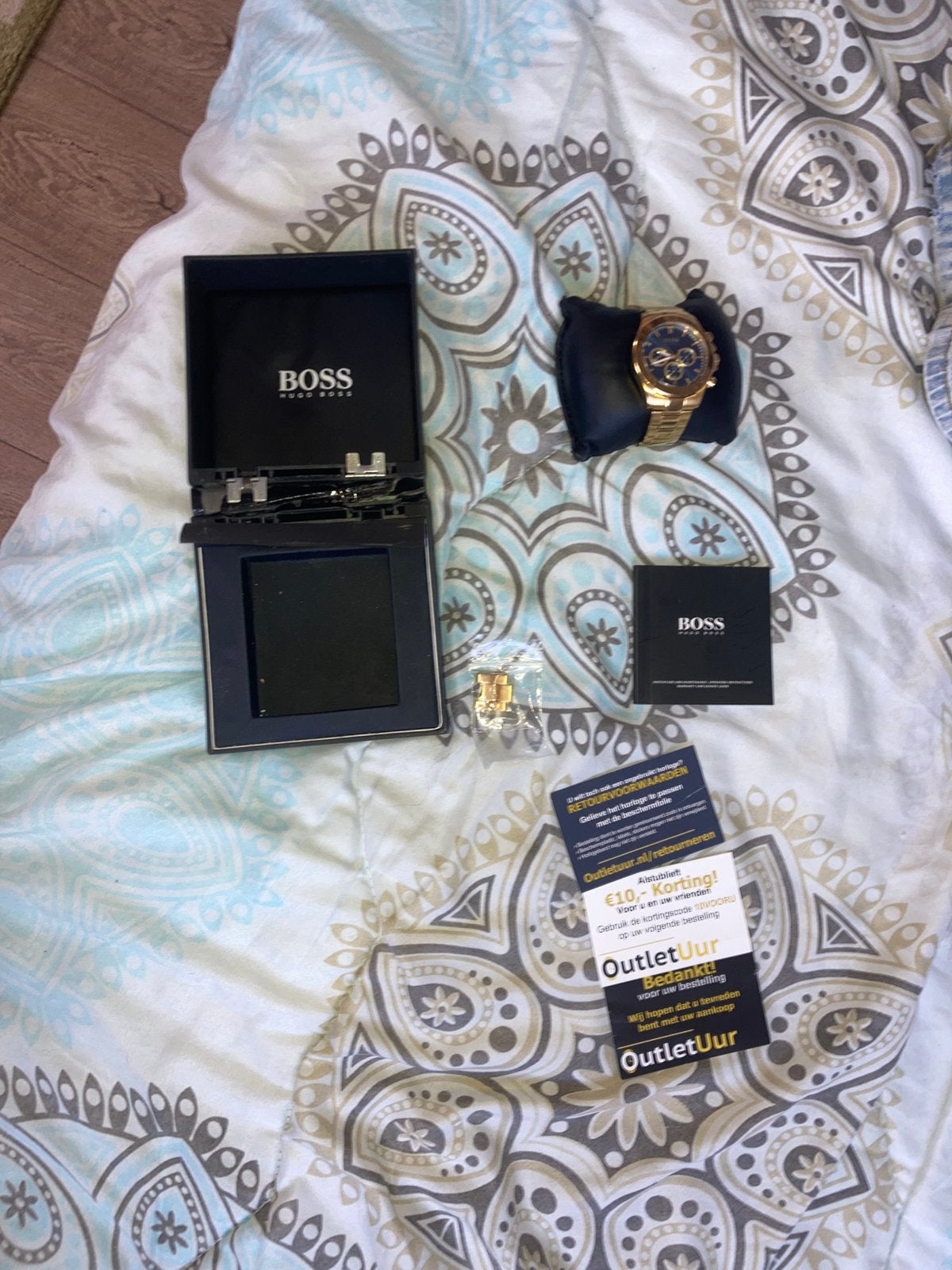 Horlogo, Bijoux, Sacs & Beauté, Montres | Hommes, Comme neuf, Montre-bracelet, Or, Or, Enlèvement ou Envoi