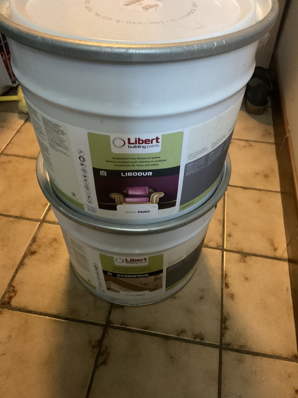 Libert verf, Doe-het-zelf en Bouw, Ophalen, Wit, Nieuw, Verf