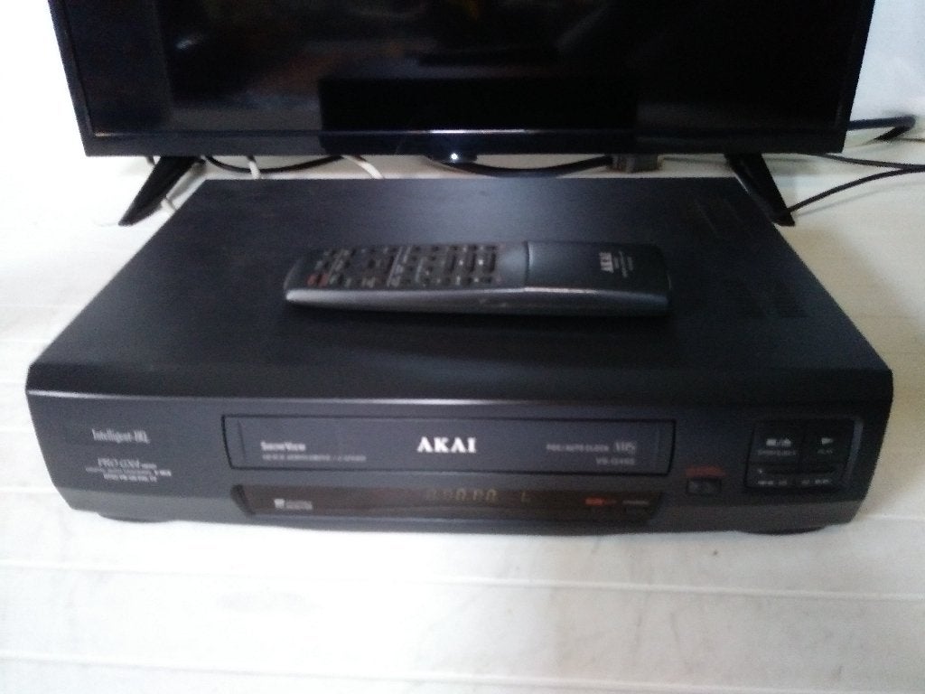 Enregistreur vidéo à 4 têtes Akai VS-G455 avec télécommande, Enlèvement ou Envoi, Utilisé, Lecteur ou enregistreur VHS