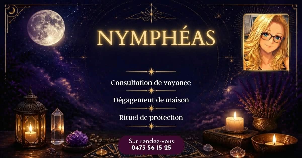 Nymphéa Medium 40 ans d'exp / 0473 56 15 25 /50 h /1h30