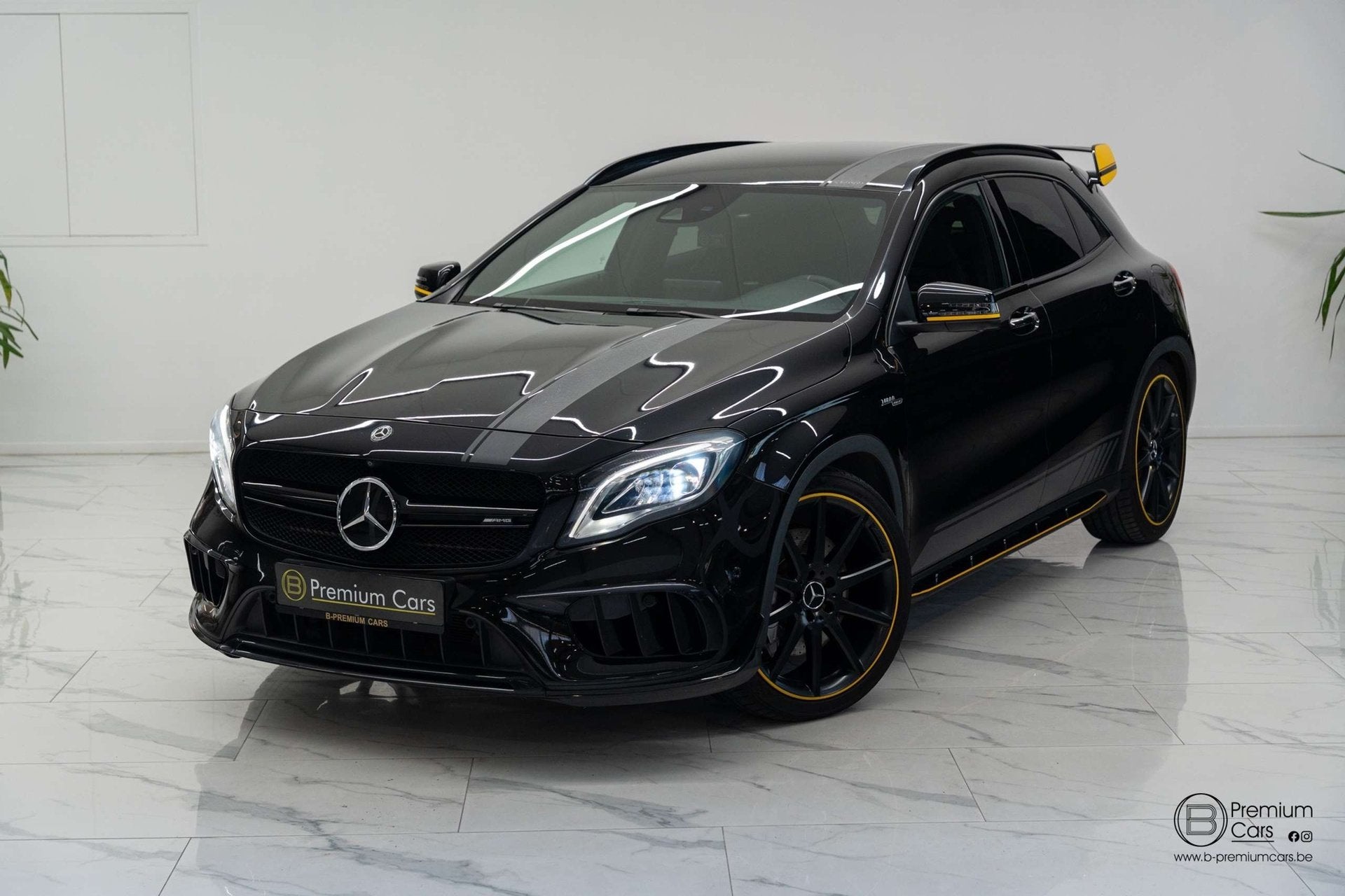 Mercedes-Benz GLA 45 AMG 4MATIC! Edition one! Sfeer! ACC! me, Autos, Achat, Entreprise, Entretenue par le concessionnaire, Noir
