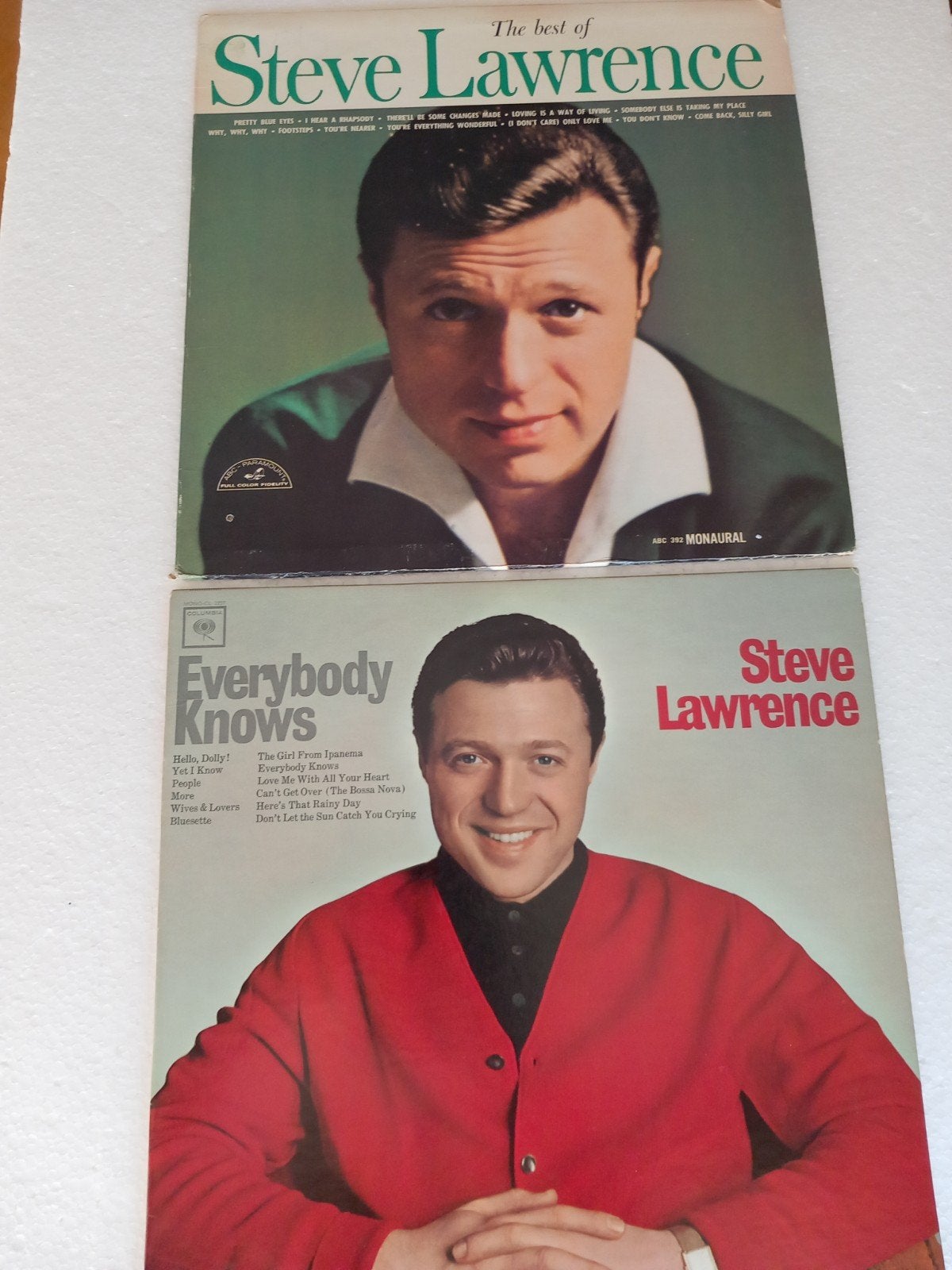 STEVE LAWRENCE. POPCORN OLDIES USA 2 LP, Ophalen of Verzenden, LP