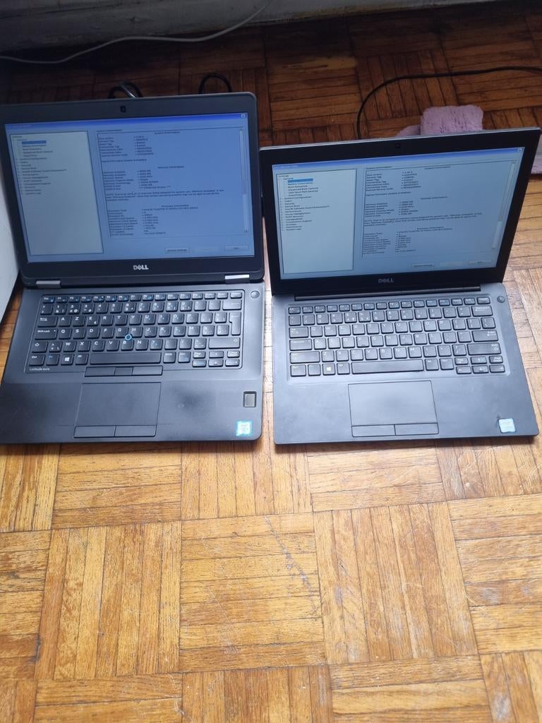 1 x Dell Latitude 7280 + 1 Dell Latitude 5480, Informatique & Logiciels, Enlèvement ou Envoi, 14 pouces, Utilisé, SSD