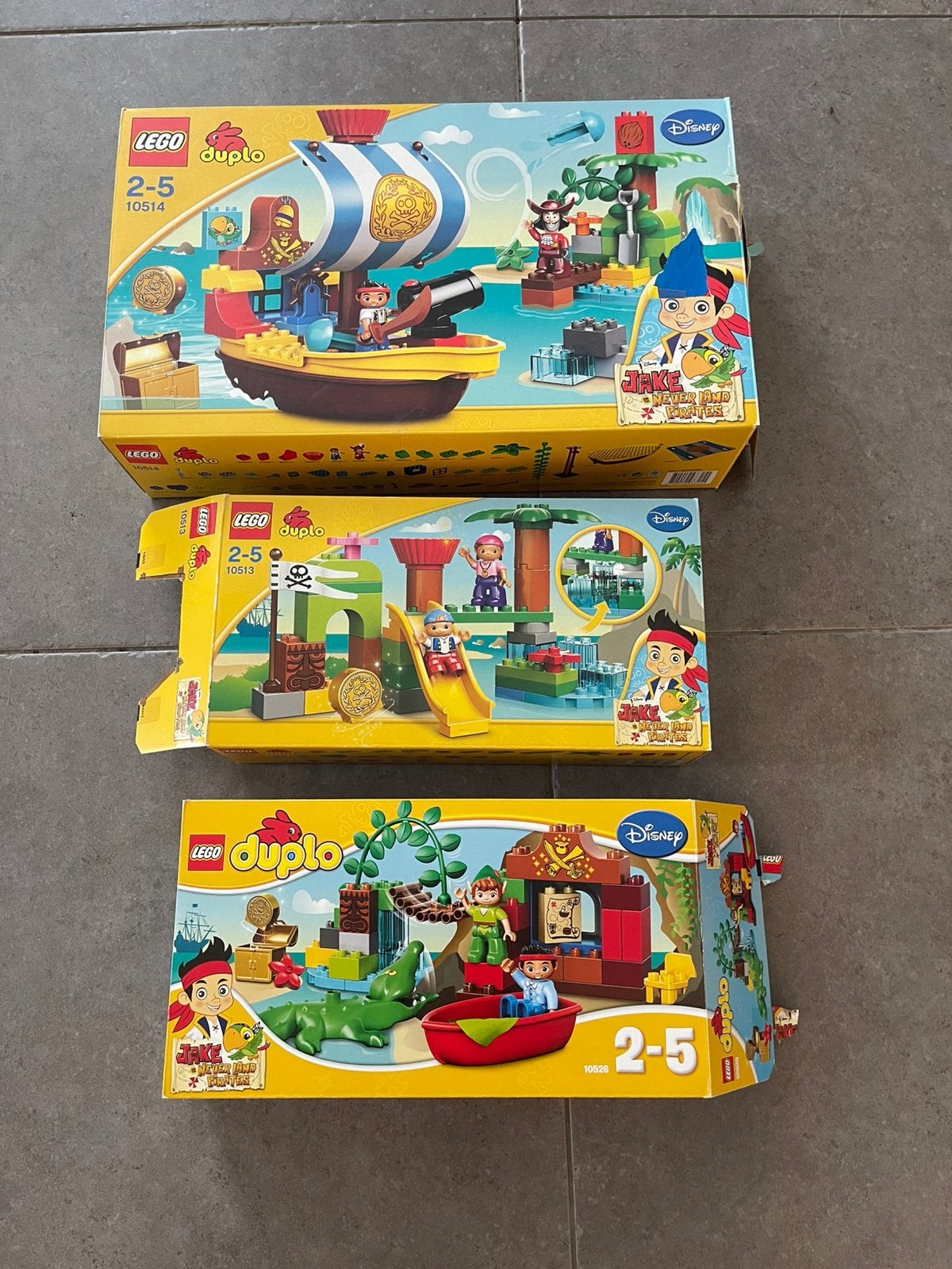 LEGO Duplo Jake en de Nooitgedachtenland Piraten sets (3x), Kinderen en Baby's, Speelgoed | Duplo en Lego, Ophalen, Zo goed als nieuw