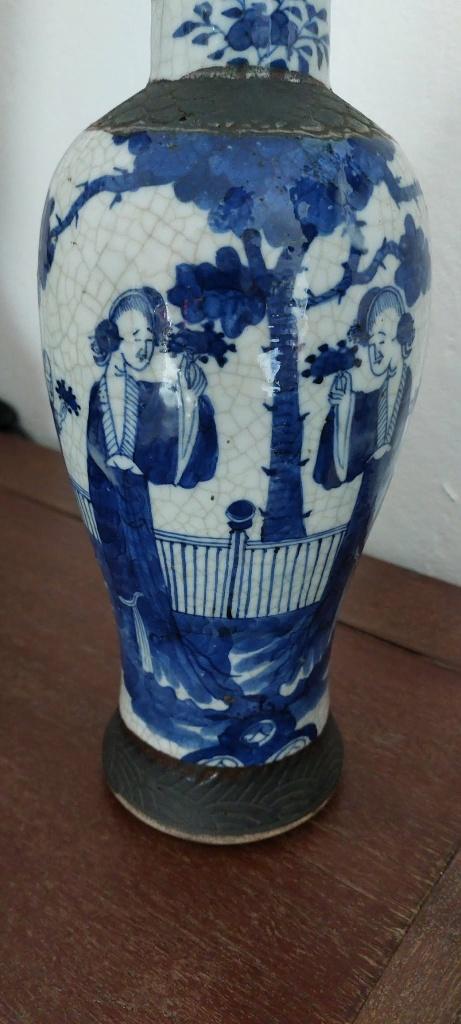 vase chinois en porcelaine, Antiquités & Art, Enlèvement ou Envoi