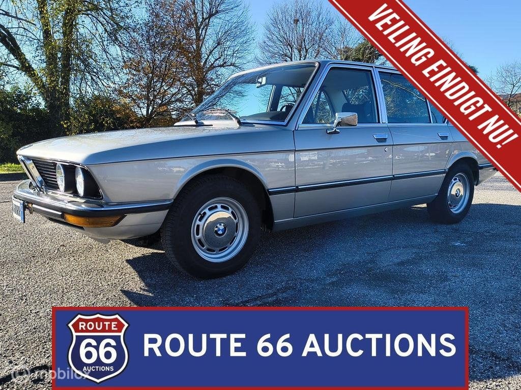 BMW 520/6 | 1981 | Route 66 Auctions, Achat, Entreprise, Boîte manuelle, Autre carrosserie