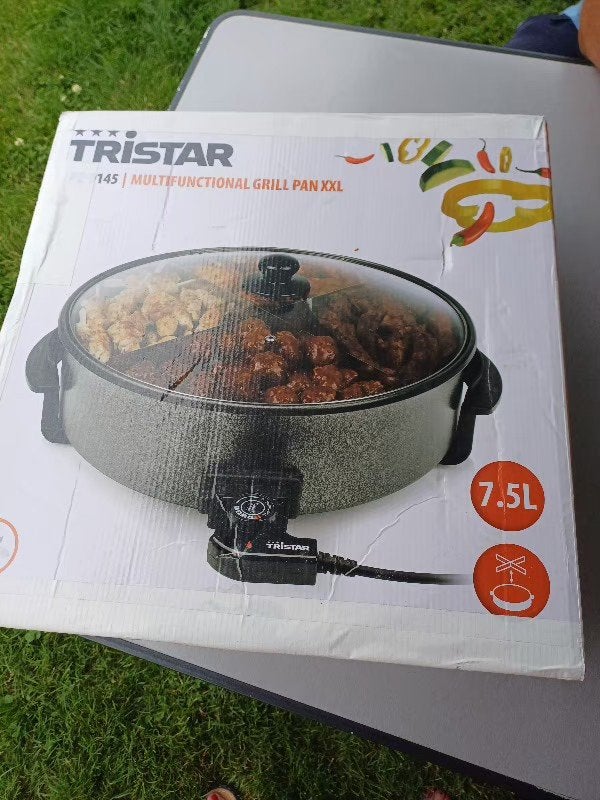 grill pan XXL multifunctioneel, Ophalen, Zo goed als nieuw, Tafelgrill