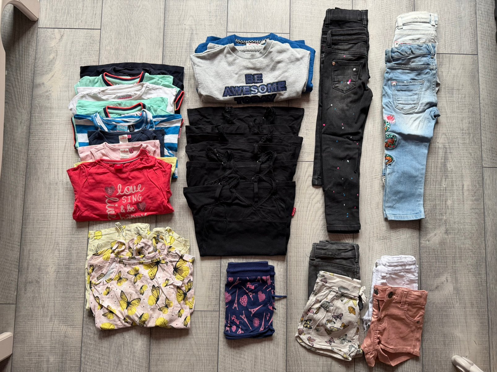 28 stuks meisjes kledij maat 98, Ophalen, Gebruikt, Maat 98