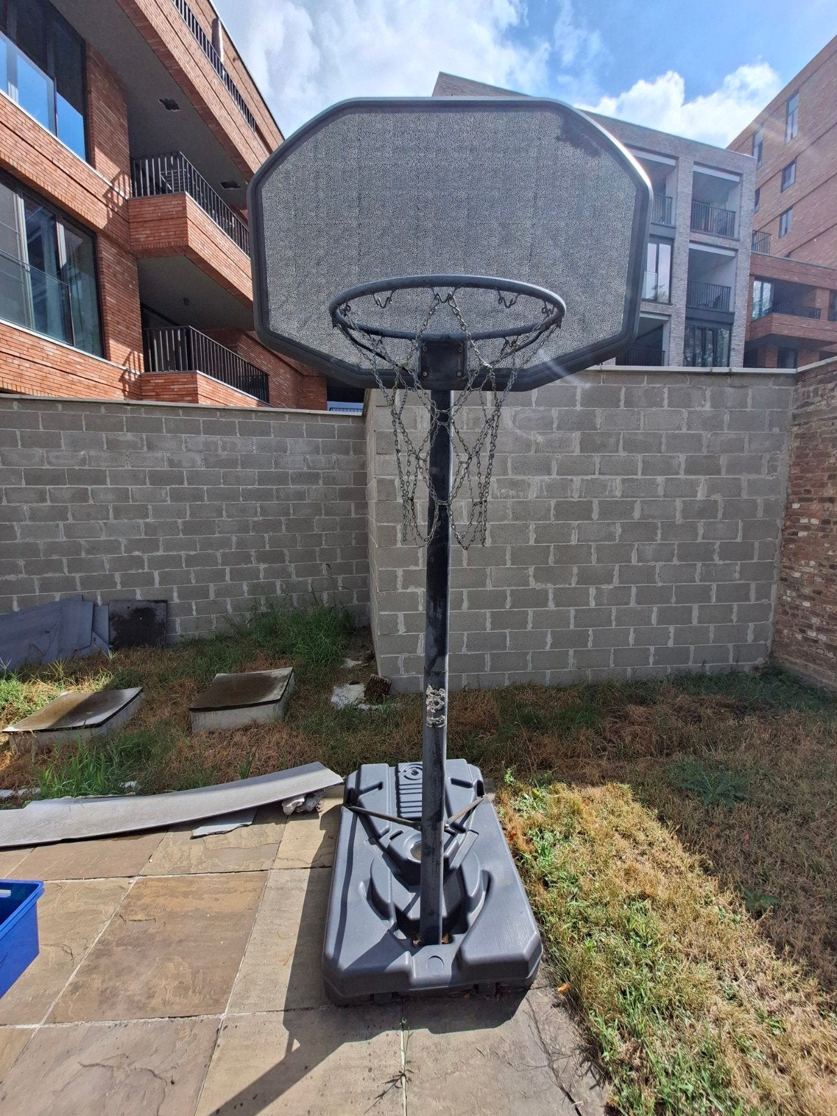 Basketbalpaal, Ophalen, Gebruikt, Ring, Bord of Paal