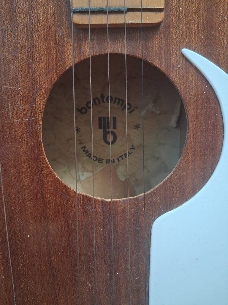 Vintage Gitaar, BONTEMPI. Italiaanse makelij, Ophalen, Gebruikt, Klassieke of Spaanse gitaar