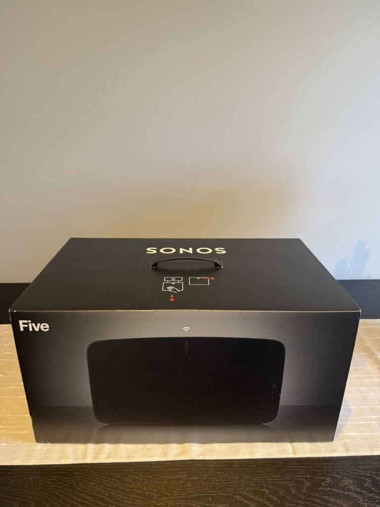 Haut-parleur Sonos Five Gen3 2.0 canaux, noir, TV, Hi-fi & Vidéo, Enceintes, Enlèvement ou Envoi, Comme neuf, Sorento