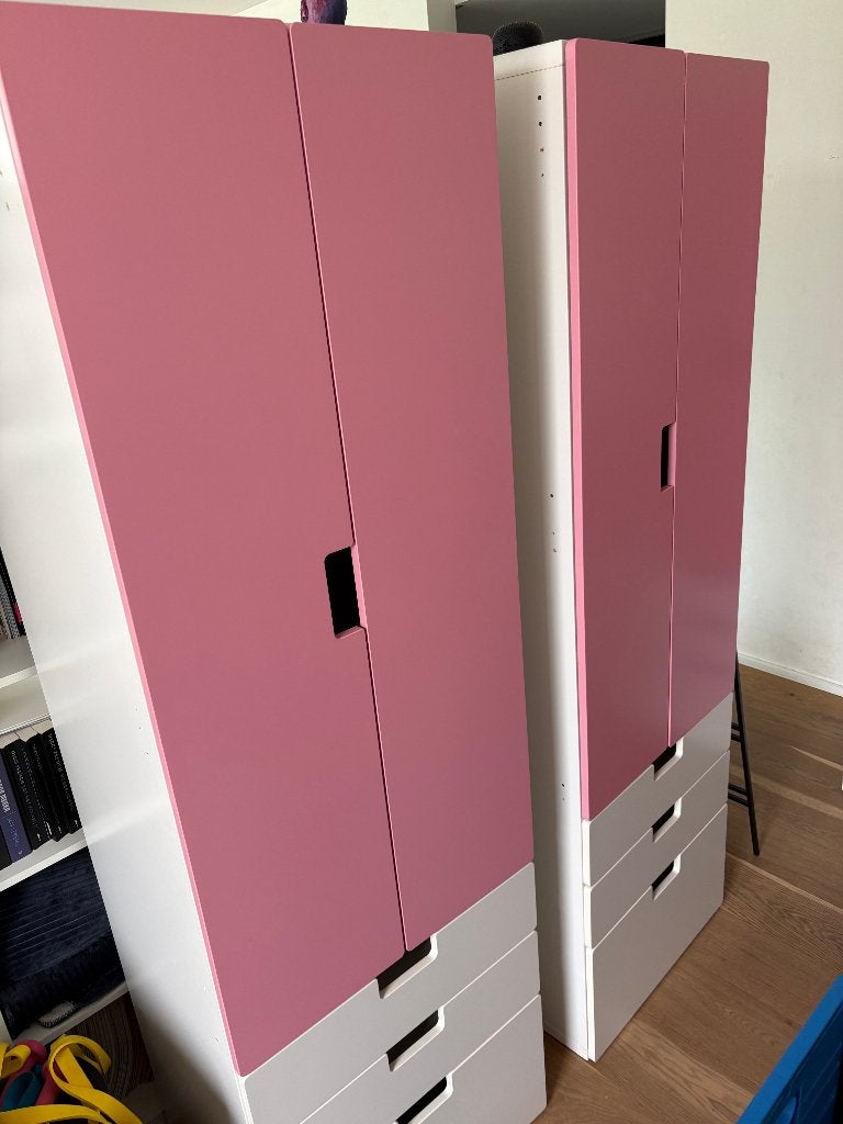 3x Ikea kast roze Stuva 60cm x 51cm x 193cm, Ophalen, Gebruikt, 50 tot 70 cm, 105 cm of meer