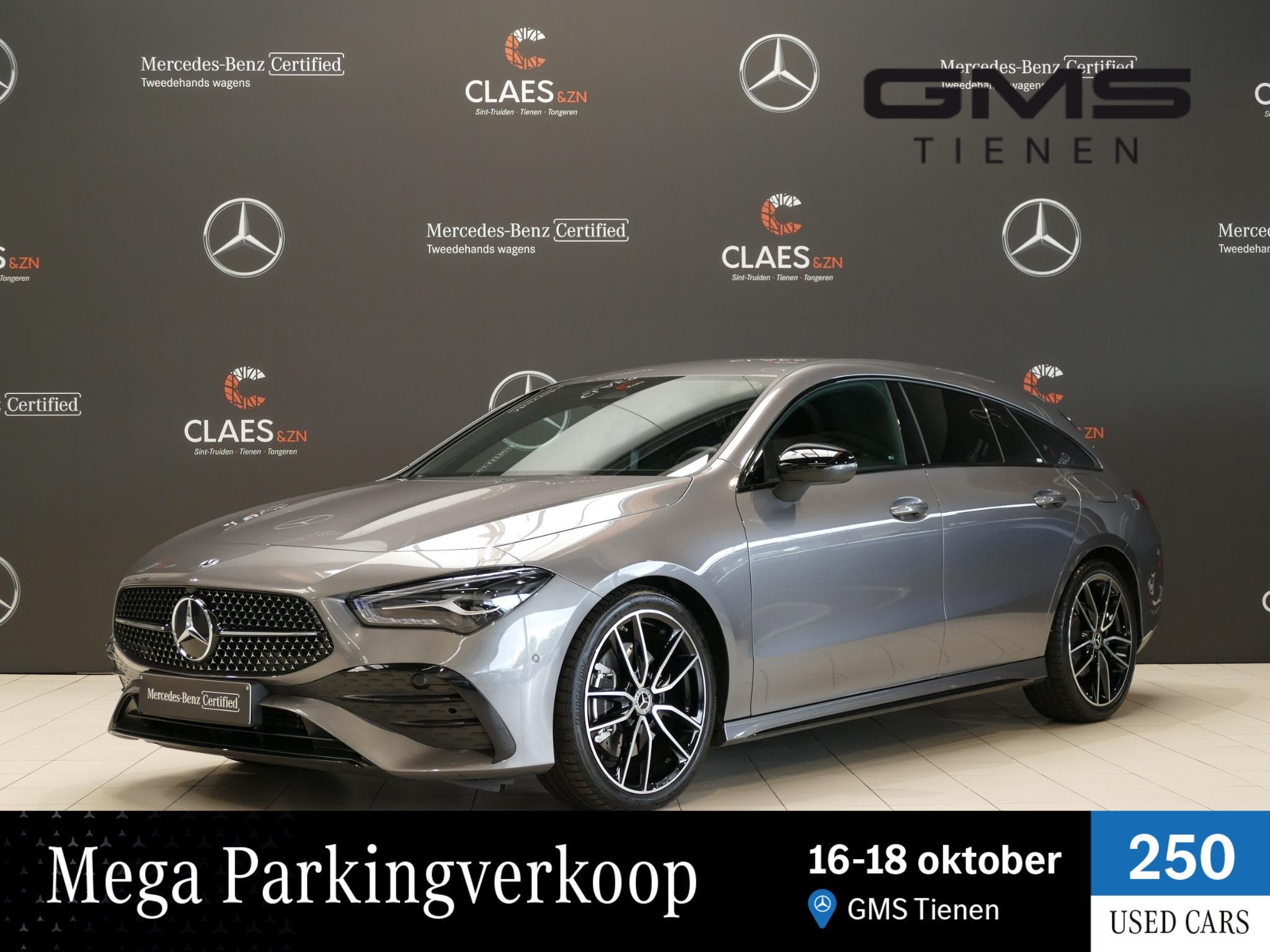 Mercedes-Benz CLA Shooting Brake 200 AMG Line - DOS 8830, Auto's, CLA, Stof, Gebruikt, 4 cilinders