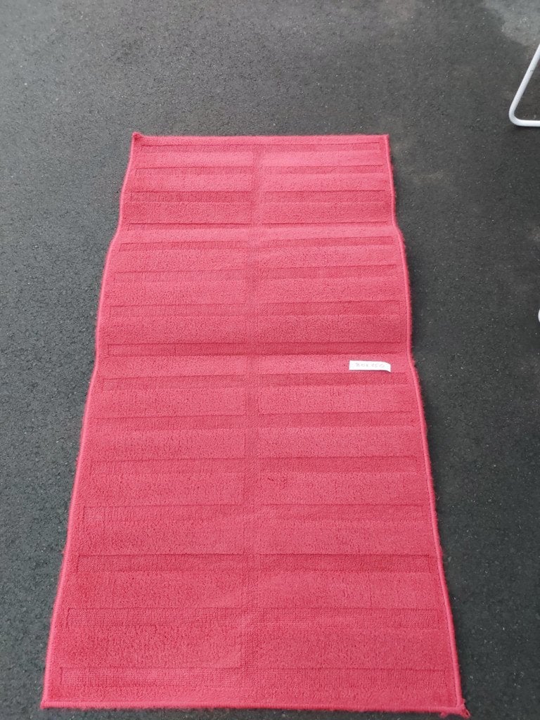 Rood Tapijt Ikea 80x150 Herrup, Huis en Inrichting, Stoffering | Tapijten en Vloerkleden, Ophalen, Zo goed als nieuw, Rood