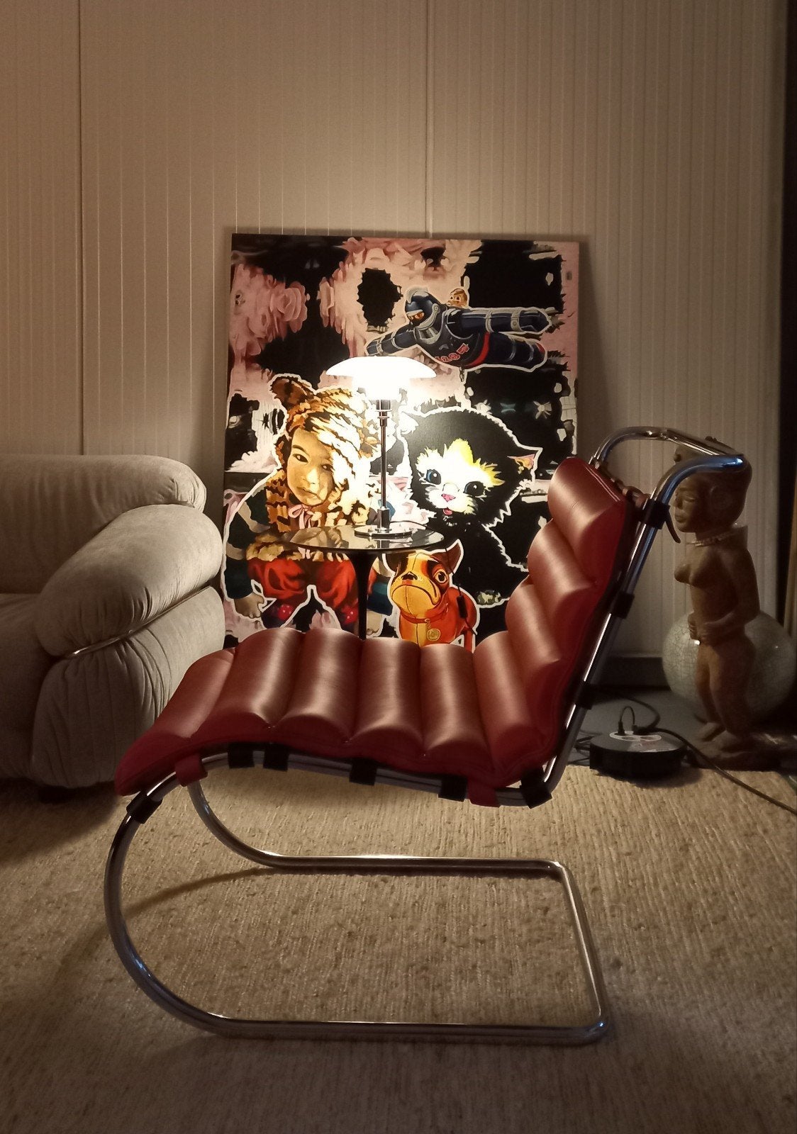 Fauteuil MR Mies VD Rohe Marcel Breuer Lilly Reich Stam, Enlèvement ou Envoi, Cuir