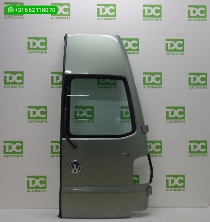 Volkswagen T5 Achterdeur rechts met ruit fresco green H2, Gebruikt, Achter, Ophalen of Verzenden