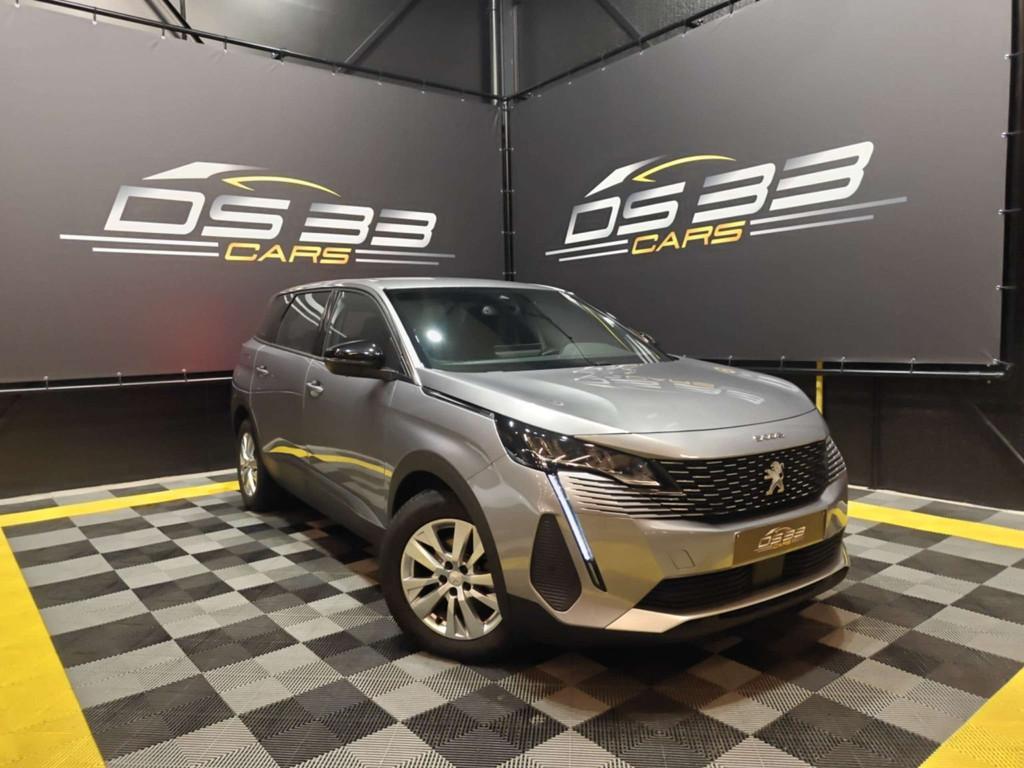 Peugeot 5008 1.2 AUTOMAAT 131pk 7-zit/LED/Virtual/360cam/Cru, Stof, Gebruikt, Zwart, 1199 cc