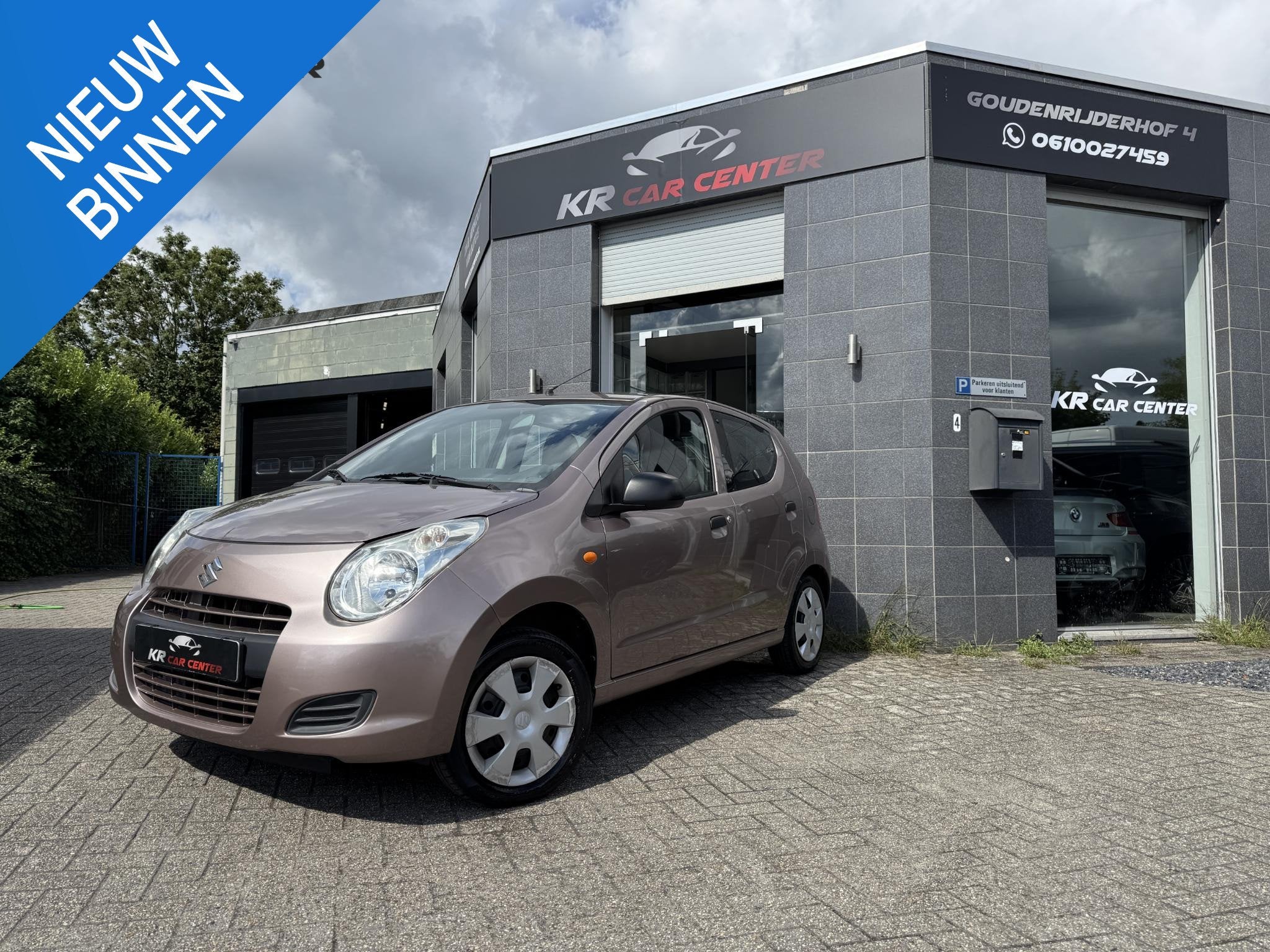 Suzuki Alto 1.0 AUTOMAAT-NAP-2DE EIGENAAR-5 DRS, Auto's, Suzuki, Stof, Bruin, Bedrijf, 5 deurs