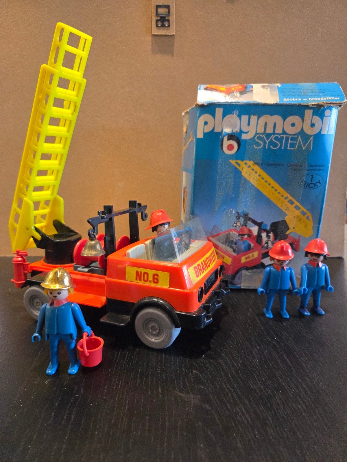 Playmobil brandweer 3236, Ophalen