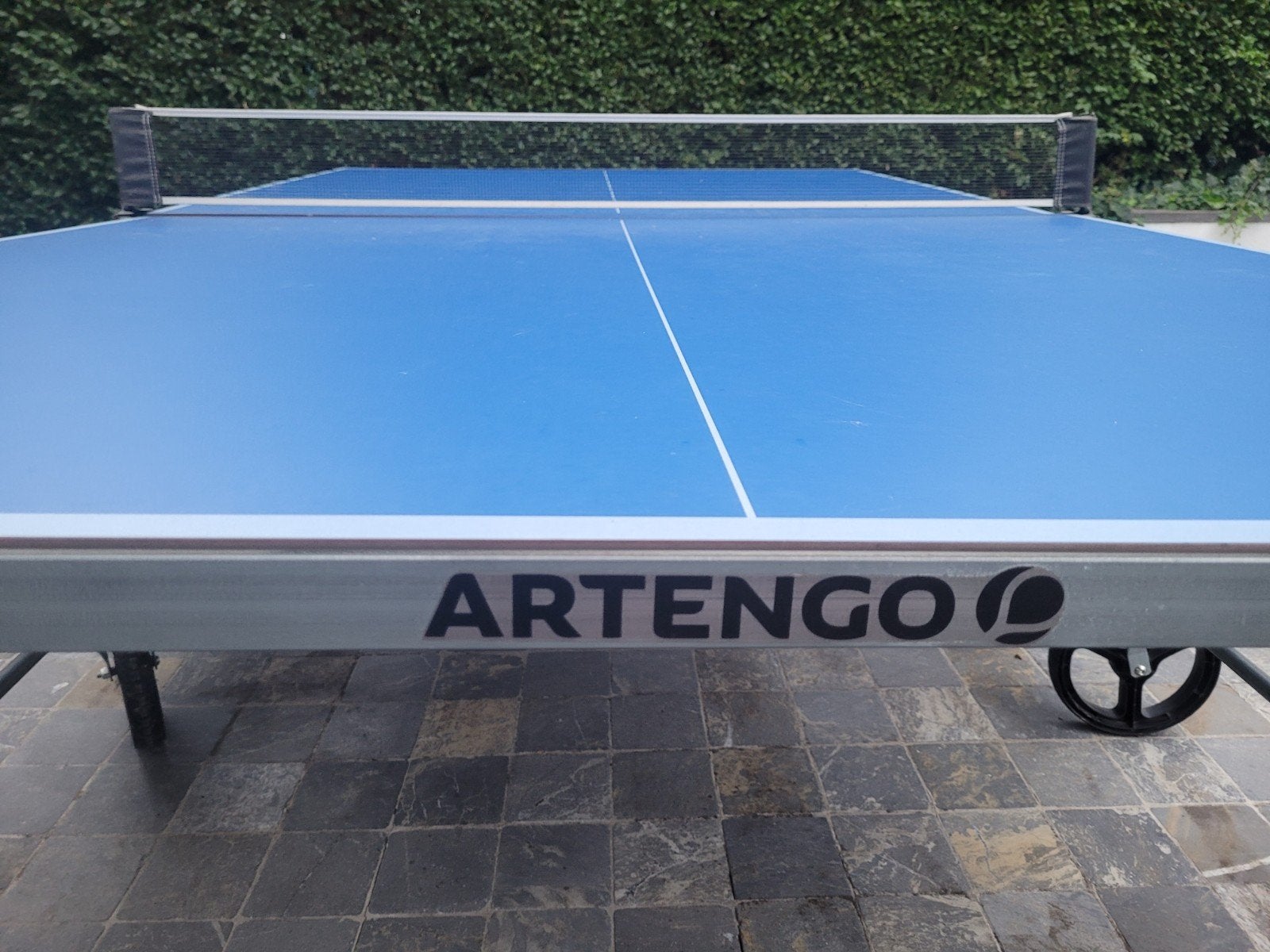 table de ping-pong artengo, Sports & Fitness, Ping-pong, Enlèvement, Comme neuf, Table d'extérieur, Pliante