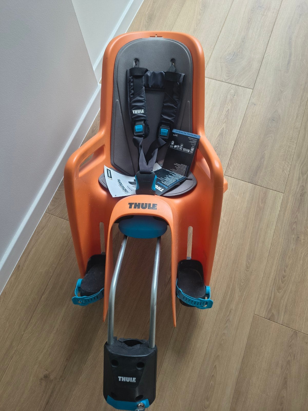 Chaise enfants velo Thule, Enlèvement