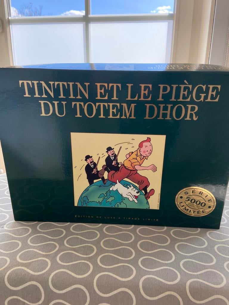 Coffret de jeu Tintin et la chute de Totem Dhor 1993 Nathan, Collections, Personnages de BD, Enlèvement, Tintin, Comme neuf