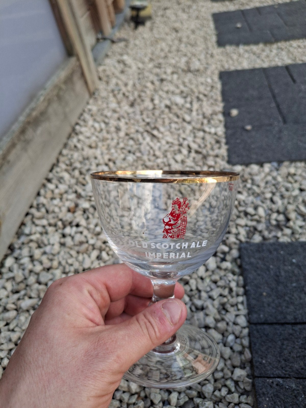 Oud bierglas old scotch ale imperial, Ophalen of Verzenden
