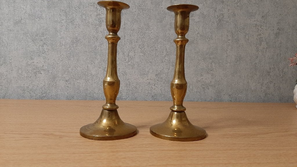 Koperen kandelaars, Antiek en Kunst, Ophalen of Verzenden, Koper of Brons