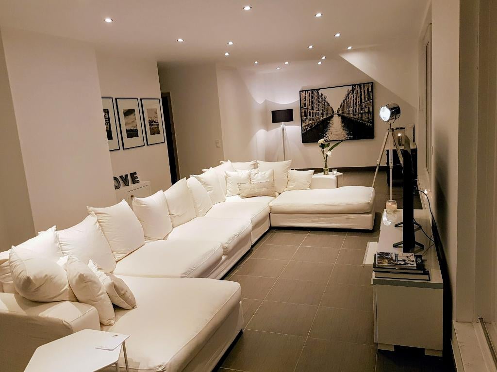 Canapé XXL modulable Maison du Monde – Bon état –, Huis en Inrichting, Zetels | Zetels, Ophalen, Gebruikt, Hoekbank, 300 cm of meer