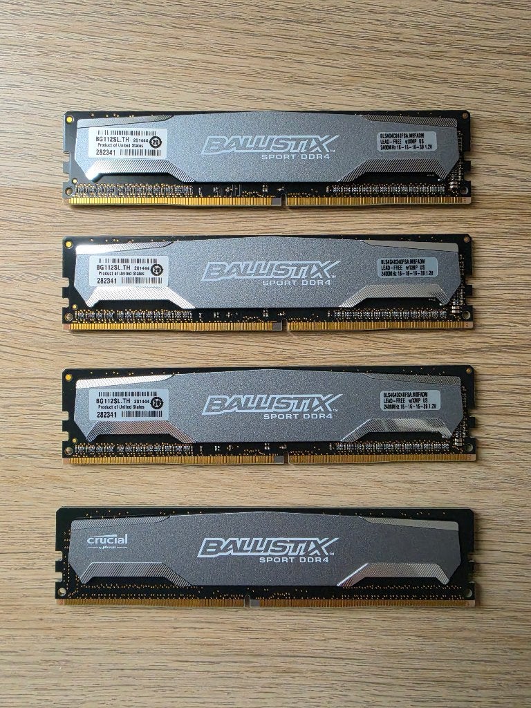16GB DDR4 Crucial Ballistix sport, Computers en Software, Ophalen, DDR4, Zo goed als nieuw, Desktop