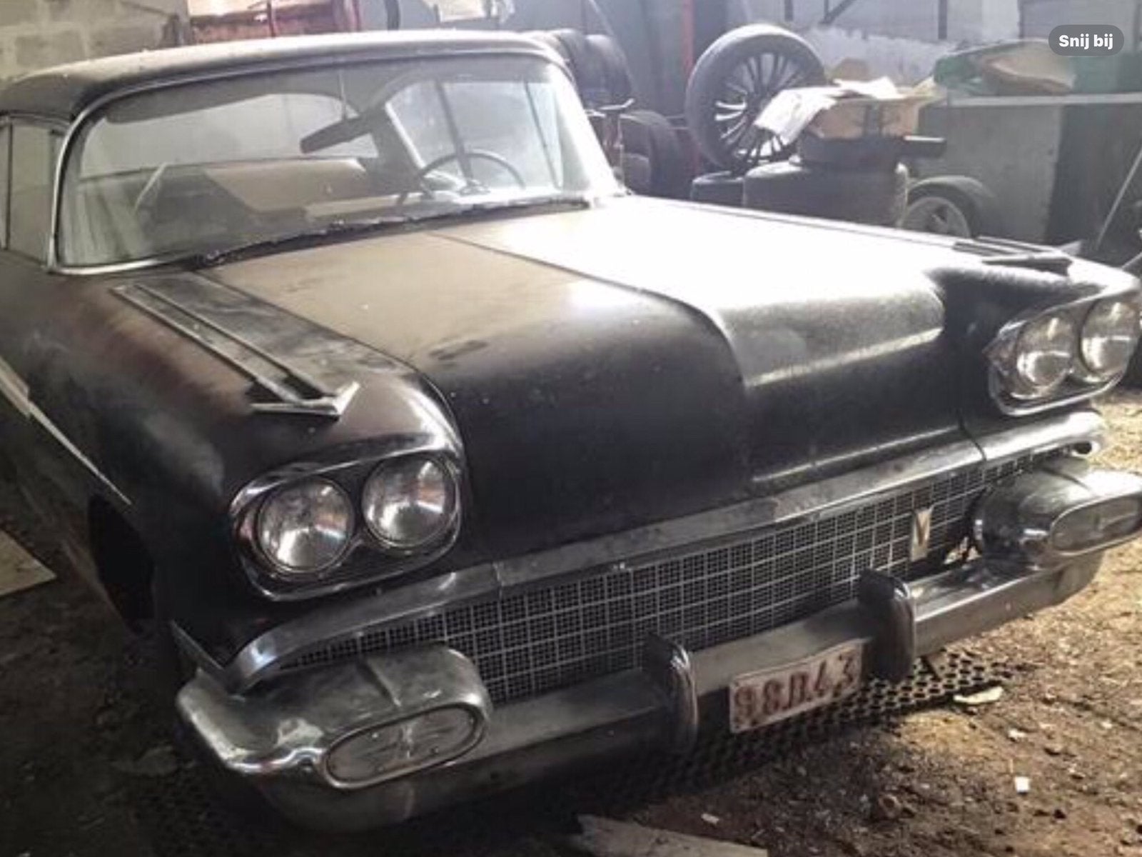 Pontiac coupe 1958 geassambleerd in Antwerpen, Auto's, Pontiac, Handgeschakeld, Particulier, 2 deurs