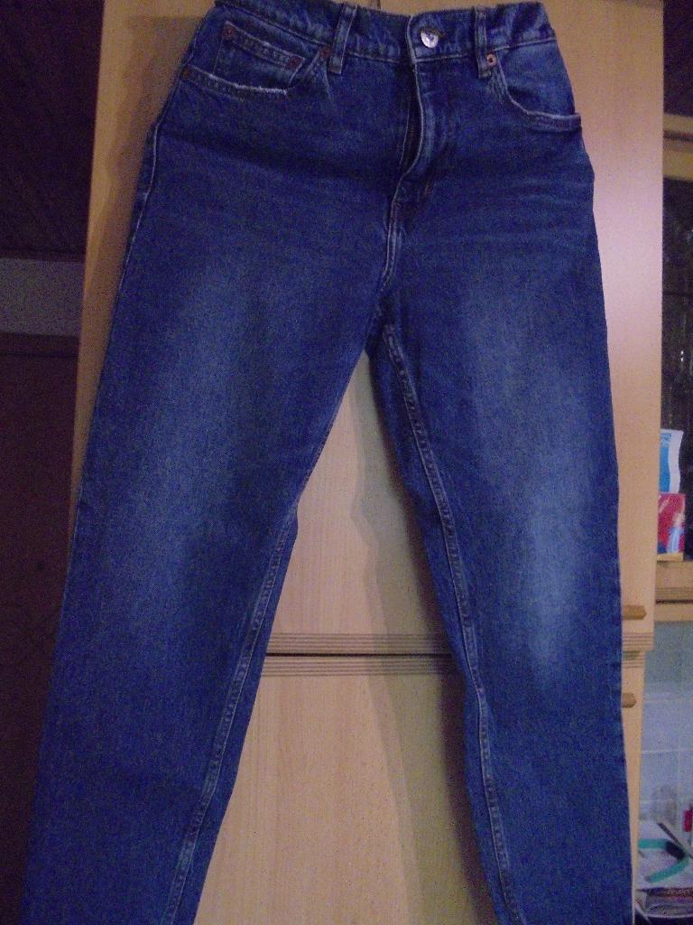 MOM Jeansbroek 36, Blauw, Ophalen of Verzenden, Zo goed als nieuw, Maat 36 (S)