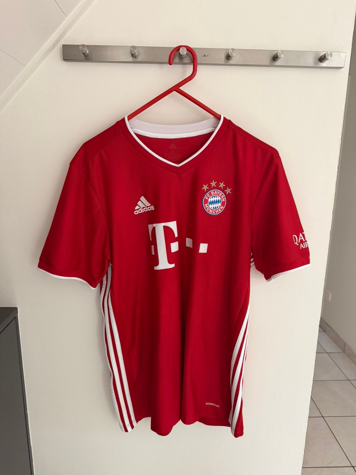 Bayern München 2020-21 Thuisshirt, Sports & Fitness, Football, Taille XL, Enlèvement ou Envoi, Comme neuf, Maillot