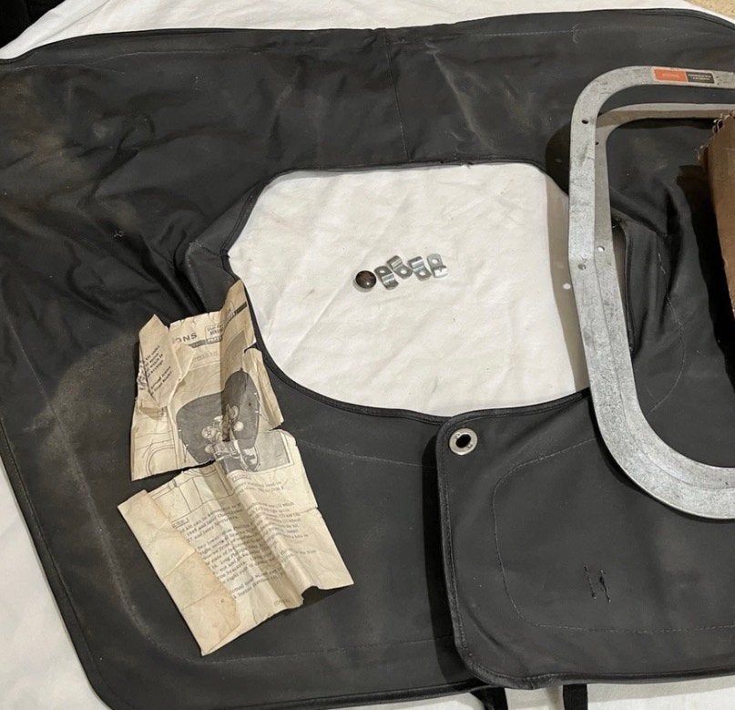 Harley Davidson canvas winter windscherm panhead servicar, Verzenden, Gebruikt