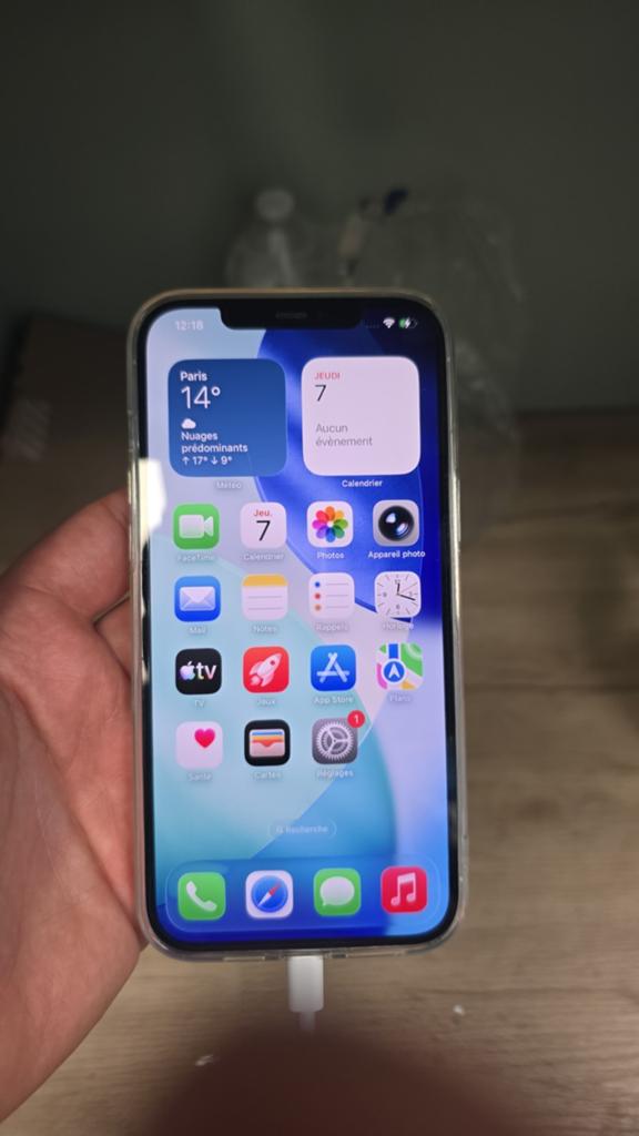 Iphone 12promax 128gb blanc, Apple, IPhone 12, Blanc