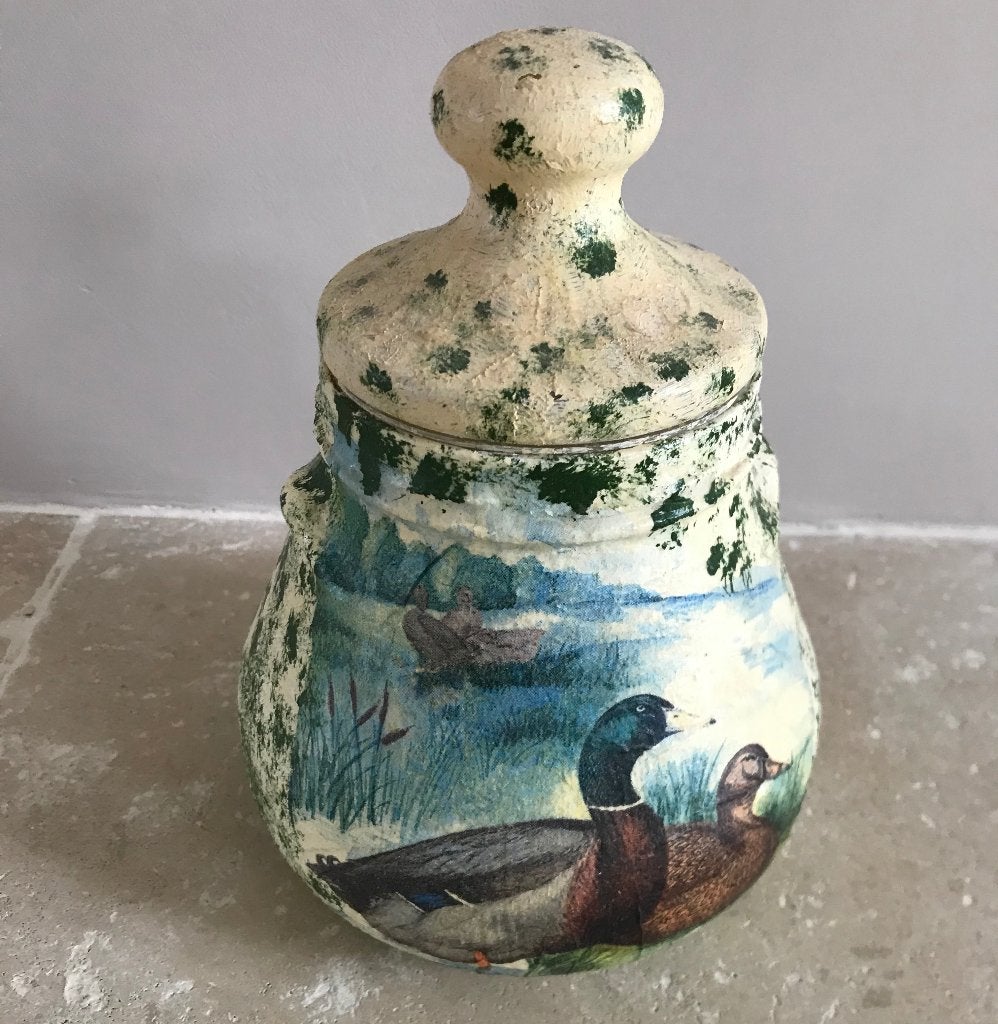 Bocal en verre, Maison & Meubles, Enlèvement, Utilisé, Verre